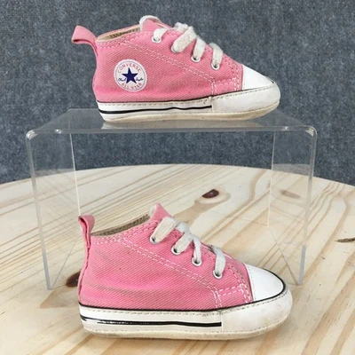 Zapatos Converse Niños Pequeños 3 Niñas Chuck Taylor Primera Estrella Zapatillas bajas Rosa Foto 1 de 4
