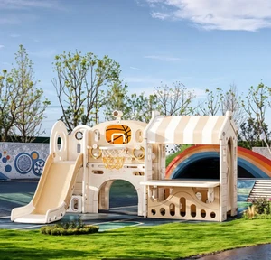 Large Children’s Adventure Play Centre/Tent/Slide/Ball Toss/Climbing/Shop Combo - Picture 1 of 4