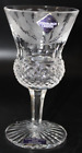 Motif chardon en cristal d'Édimbourg - verre porto sherry - signé 4 1/2"