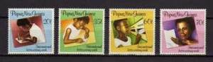 12973) PAPUA & NEUGUINEA 1989 POSTFRISCH ** Brief schreiben Woche 4v  - Bild 1 von 1