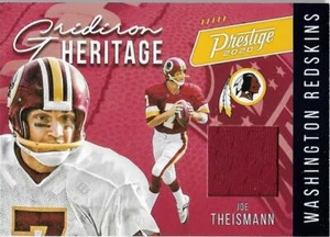 2020 PRESTIGE GRIDIRON HERITAGE MATERIAL XTRA POINTS BLUE #GH- JT JOE THEISMANN - Picture 1 of 1