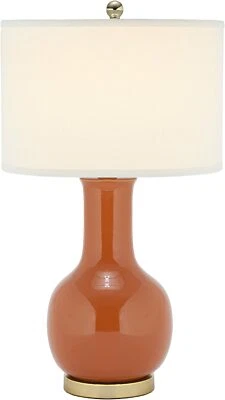 VER FOTOS Safavieh Lighting Collection París Lámpara Cerámica Naranja LIT4024B Foto 1 de 3