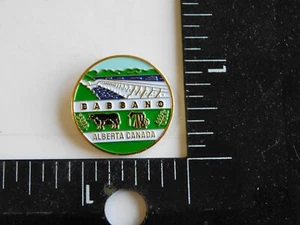 BASSANO ALBERTA CANADA TRAVEL PIN - Picture 1 of 2