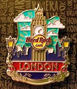 2017 HARD ROCK CAFE LONDON CITY ICON SERIES BIG BEN PIN - Picture 1 of 1