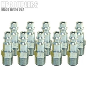 10 pz raccordi connettore tubo aria accoppiatore rapido resistente 1/4 spina utensili NPT - Foto 1 di 5