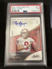 2020 Panini Absolute Iconic Ink Steve Young Auto #21/25 PSA