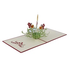 Teacher's Day Sunflower Greeting Card Plant Party Gift Accessories Birthday N3