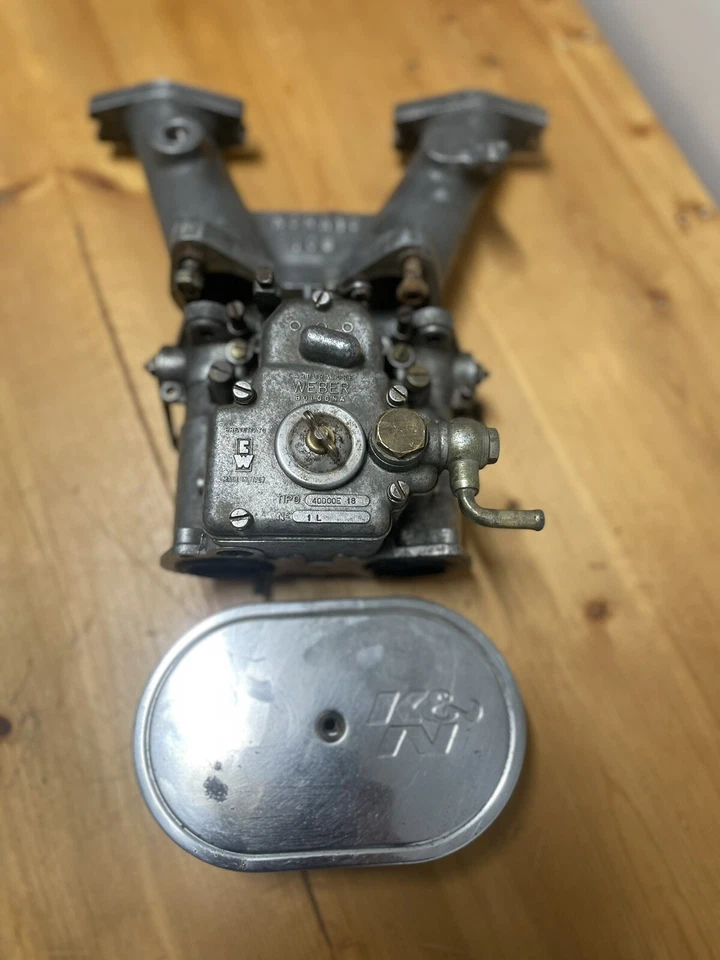 Карбюраторный коллектор MG MGB 40 DCOE Weber и воздушный фильтр K&N преобразование карбюратора 42 45 - Изображение 1 из 4