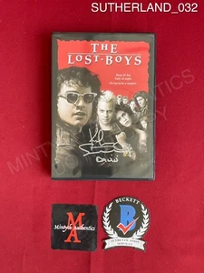 Kiefer Sutherland autographed signed The Lost Boys DVD Beckett COA - Picture 1 of 4