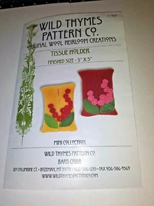 Wild Thymes Pattern Co, Barb Cribb, Mini Coll #307, Tissue Holder Kit - Uncut - Picture 1 of 3