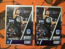 STEPHEN CURRY 2018-19 Panini NBA Album Stickers European ALL-STAR FOIL LOT 2 #12