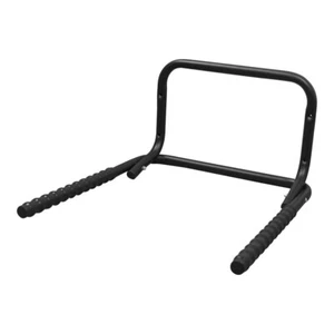 Folding Bicycle Storage Wall Rack Heavy Duty Bike Hanging Black Cycle Mount - Picture 1 of 3