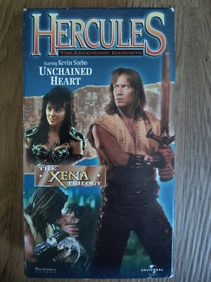 Hercules vhs Legendary Journeys The Xena Trilogy 3 Unchained Heart With Booklet - Image 1 of 4