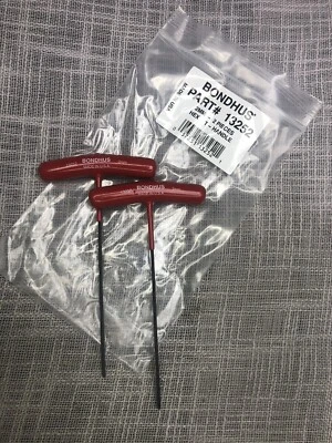 Bondhus 2mm Hex Tip T-Handle PART #15352 NEW [2pk] MADE IN THE USA 🇺🇸 - Image 1 of 4