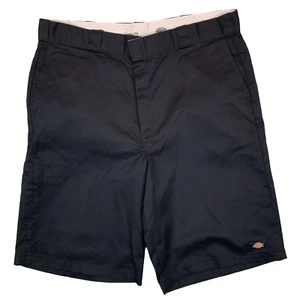 Dickies Black Cargo Skate Cotton Workwear Shorts Men's Size 38 - Picture 1 of 11