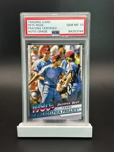 2020 Topps Trading Card PETE ROSE PSA/DNA Certified Auto Grade GEM MT 10 - Picture 1 of 2