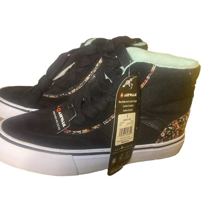 Plantilla de goma cómoda superior de cuero hecha por el hombre Airwalk Vert para niñas talla 1 Foto 1 de 4