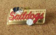 Lincoln Saltdogs baseball lapel pin Independent Professional Baseball