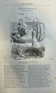 1864 Morte D' Arthur by Alfred Lord Tennyson - Picture 1 of 2