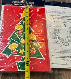 Vintage Weihnachten Urlaub Taschen Luminaria Lichter - Bild 1 von 7