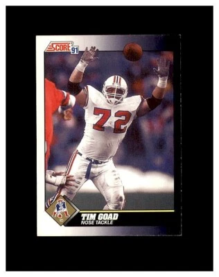 1991 Score #501 Tim Goad New England Patriots - Image 1 of 2
