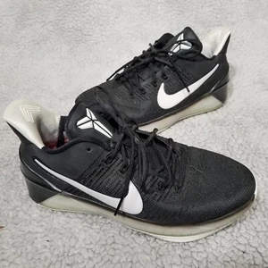 Nike Kobe AD Black White University Red Size 4.5Y 869987-001 Oreo - Picture 1 of 15