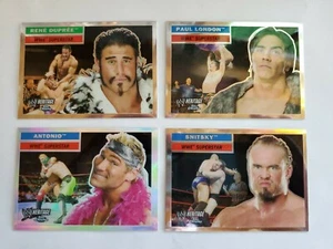 2006 Topps WWE Heritage Chrome 4-card lot - London/Snitsky/Dupree/Antonio  - Picture 1 of 11