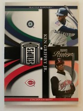 2005 Playoff Prestige Changing Stripes Ken Griffey Jr #C-10 HOF-Mariners-Reds
