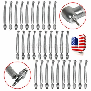 Turbina de pieza de mano dental de alta velocidad estilo NSK 1-30 + acoplador rápido de 4 orificios 360° - Imagen 1 de 11