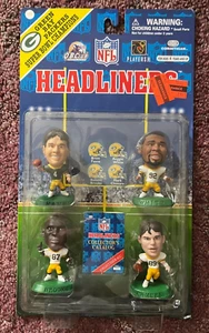 1996 ~ HEADLINERS ~ Green Bay Packers ~ FAVRE, CHMURA, WHITE, BROOKS ~ NEU - Bild 1 von 4