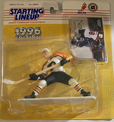 ERIC LINDROSS 1996 NHL Starting Lineup : Figure & Card  Phila. Flyers BNIP FS Cover