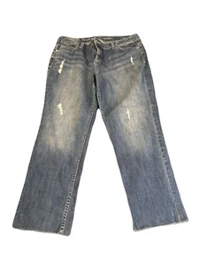 Simply Vera Vera Wang Straight Denim Jeans Size 12  - Picture 1 of 4