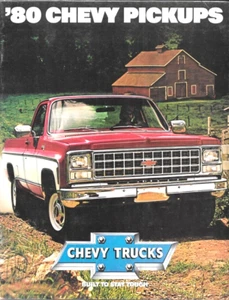 1980 Chevrolet Pickups Dealer Brochure Original OEM Illustrated Cheyenne Options - Picture 1 of 1
