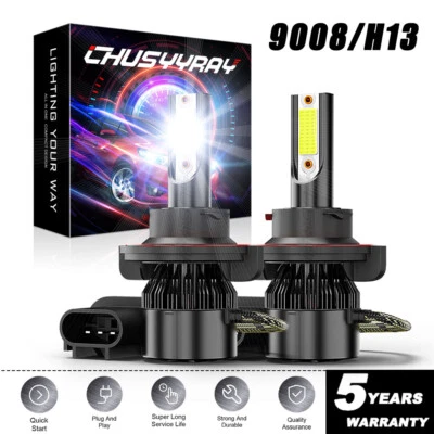 Para Chevrolet HHR 2008 2009-2010 9008 Bombillas Faro haz alto/bajo 6000K Blanco Foto 1 de 4