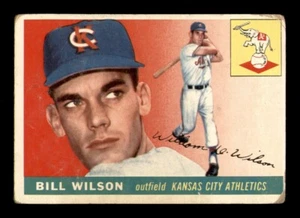 1955 Topps Set Break # 86 Bill Wilson LOW GRADE *OBGcards* - Picture 1 of 2