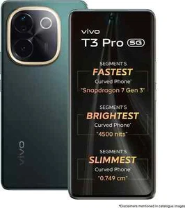 vivo T3 Pro 5G (Green 256 GB 8GB RAM) 6.77" Snapdragon 7 Gen 3 Global Version. - Picture 1 of 4