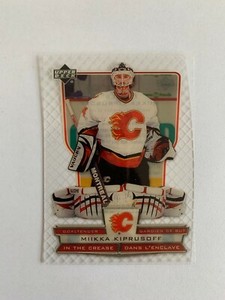 2007-08 McDonald's Upper Deck In the Crease #ICMK Miikka Kiprusoff - Flames