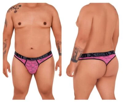 Xtremen 91100X Microfiber Mesh Thongs Color Pink - Image 1 of 4