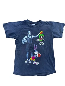 T-shirt maglietta vintage 1993 Nike Air Michael Jordan Looney Tunes Space Jam Mars M - Foto 1 di 5