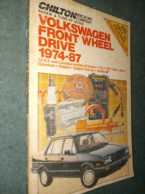 VOLKSWAGEN 1974-1987 MODELOS DE TRACCIÓN DELANTERA MANUAL DE TALLER / RABBIT FOX JETTA+++ Foto 1 de 4
