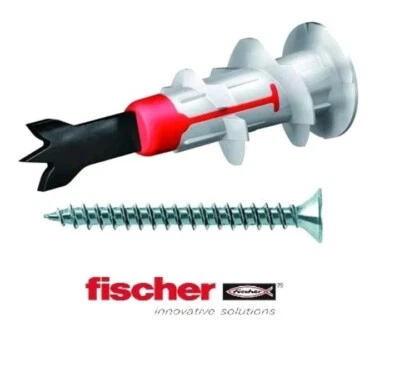 FISCHER TASSELLI PER CARTONGESSO AUTOPERFORANTI CON VITE DUOBLADE S 25 PEZZI  - Immagine 1 di 2