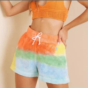 Polo Ralph Lauren Tie-Dye Drawstring Terry Shorts - Picture 1 of 3