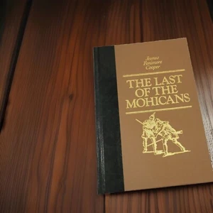 Last Of Mohicans Cooper Book Beautiful Binding & Condition Illustrated Vintage B - Picture 1 of 11