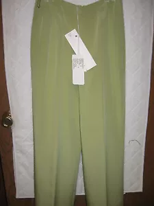 Bill Blass Seidenkrepp Darted Hose - Bild 1 von 4