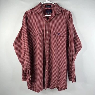Camisa occidental Lucchese 1883 con botones para hombre talla mediana bolsillos en el pecho Foto 1 de 4