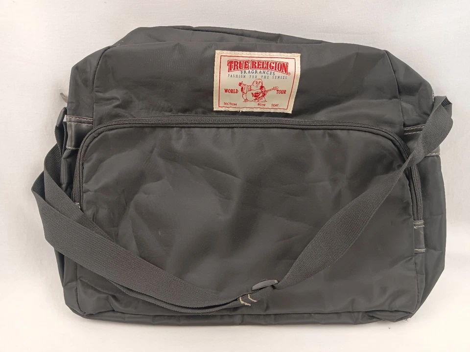 Bolsa de ombro True Religion fragrâncias carteiro noturno preta - Imagem 1 de 4