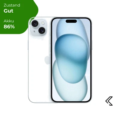Apple iPhone 15 Plus 256GB Blau, 24 Monate Garantie - Bild 1 von 4