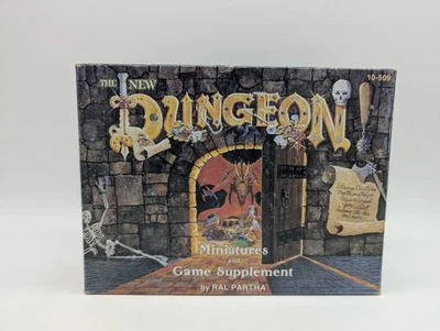 De colección 1989 Ral Partha 10-509 ¡La nueva mazmorra! Juego Caja Miniaturas, 99% Completo Foto 1 de 4