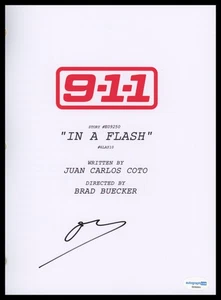 Oliver Stark "9-1-1" AUTOGRAPH Signed 911 Buck Full 'In A Flash' Script B ACOA - Picture 1 of 2