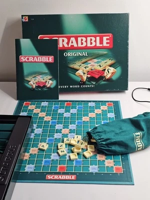 Scrabble Original Board Game by Mattel Complete Set Excellent Condition - Image 1 of 4